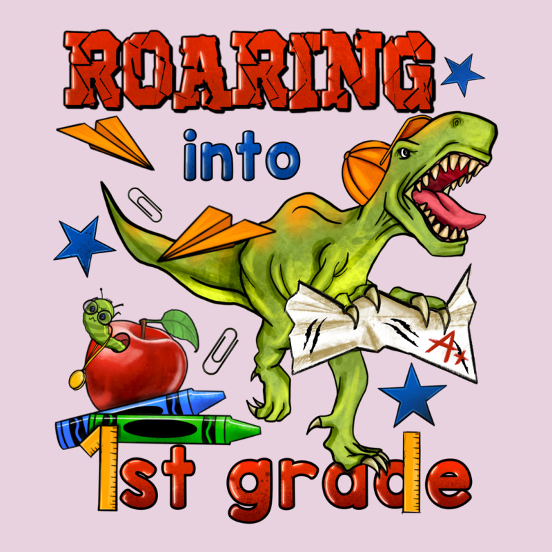 Roaring Into 1st Grade Ladies Tee by BundleAndBundleShop | Teevron