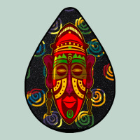 African Masks Teardrop  6 Zipper Hoodie | Teevron