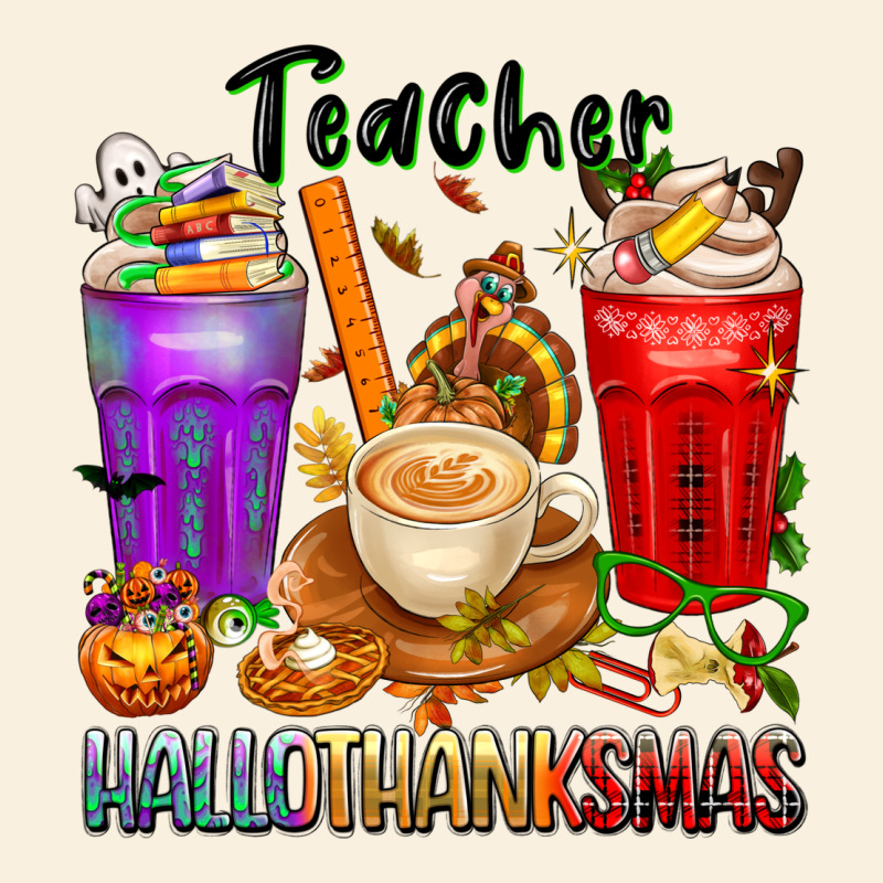 Hallothanksmas Teacher Vintage Hoodie by texasbilliewilder | Teevron