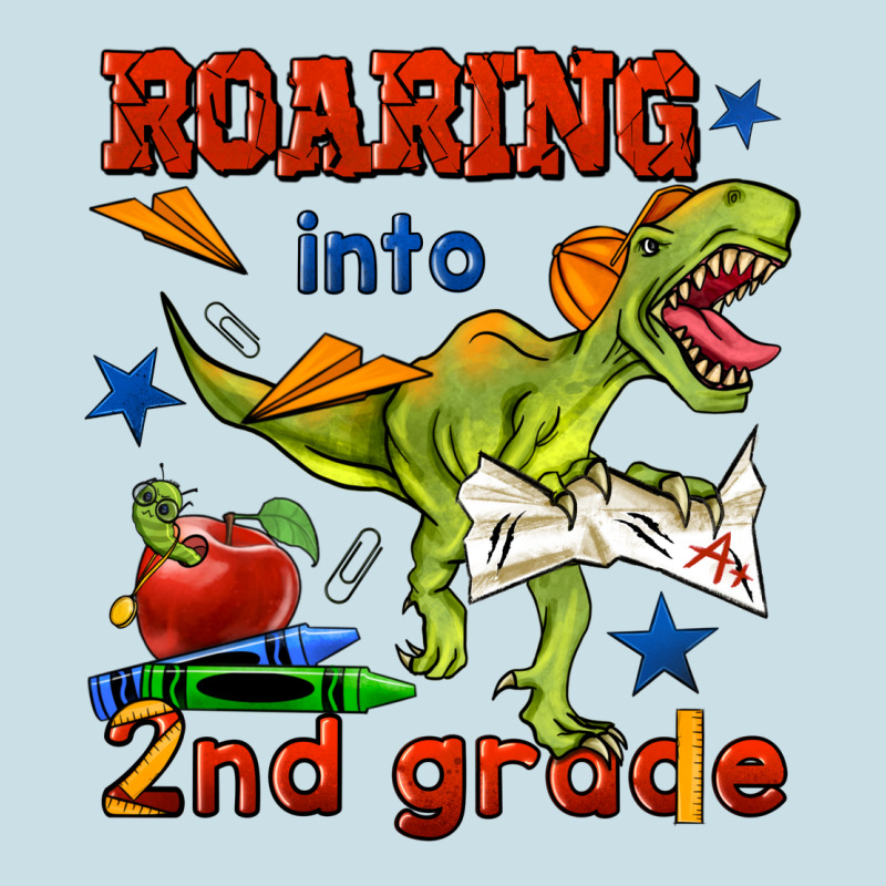 Roaring Into 2nd Grade Ladies Tee by BundleAndBundleShop | Teevron