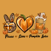 Peace Love Pumpkin Spice Urban Heavy Tee | Teevron