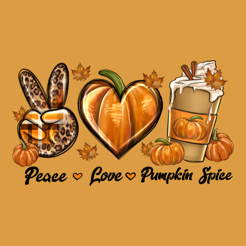 Peace Love Pumpkin Spice Urban Heavy Tee by texasbilliewilder | Teevron