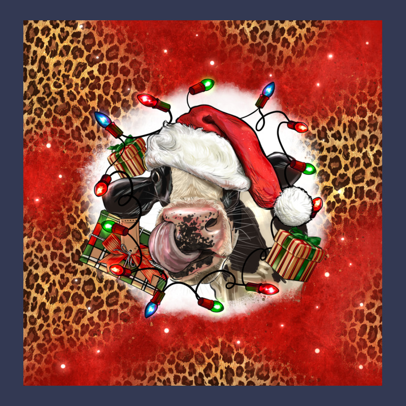 Christmas Cow Heavyweight Hoodie by LillyAllenDesigns | Teevron