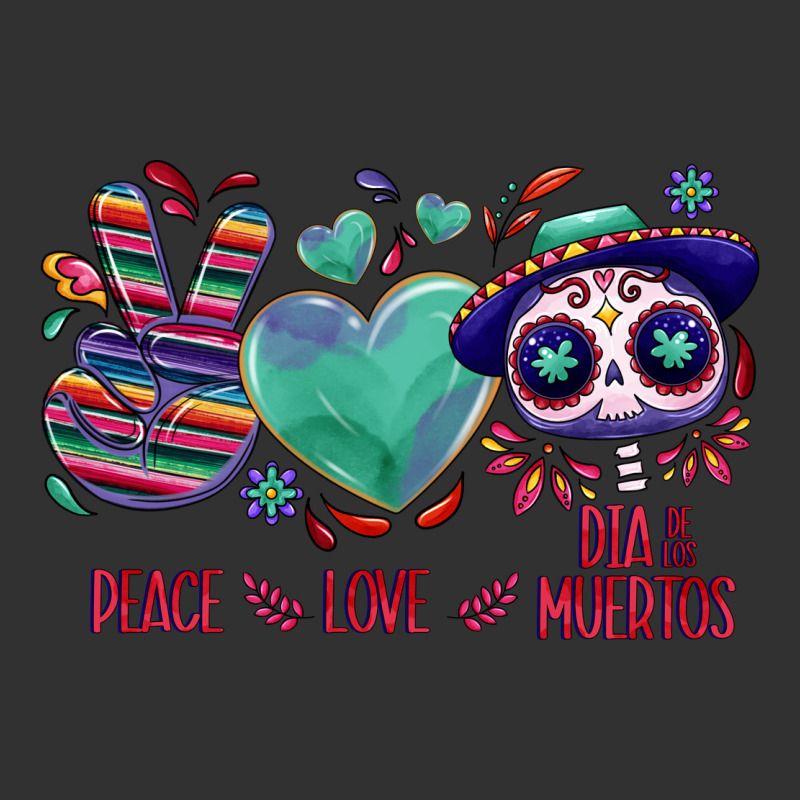 Peace Love Dia De Los Muertos Urban Heavy Tee by NancyCooperArtShop | Teevron