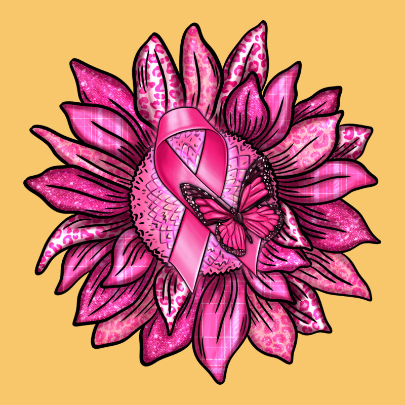 Breast Cancer Sunflower Vintage Hoodie by texasbilliewilder | Teevron