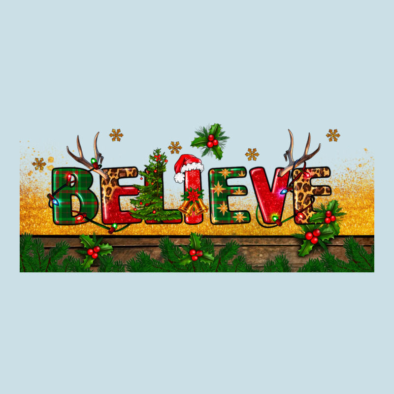 Christmas Believe Ladies Tee by BundleAndBundleShop | Teevron