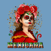 Sugar Skull Girl With Mexicana Urban Heavy Tee | Teevron