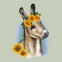 Sunflower Baby Donkey Ladies Tee | Teevron