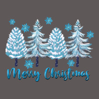 Merry Christmas Blue Trees Premium Hoodie | Teevron