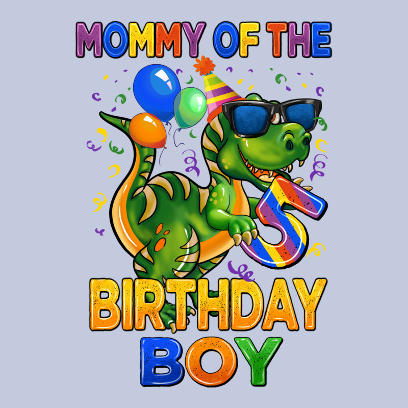 Mommy Of The 5 Th Birthday Boy T Rex Long Sleeve Tee by CowGirlArtShop | Teevron
