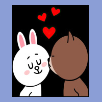 Brown Bear Cony Bunny Rabbit The Kiss Long Sleeve Tee | Teevron