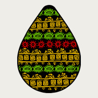 African Masks Teardrop Zipper Hoodie | Teevron