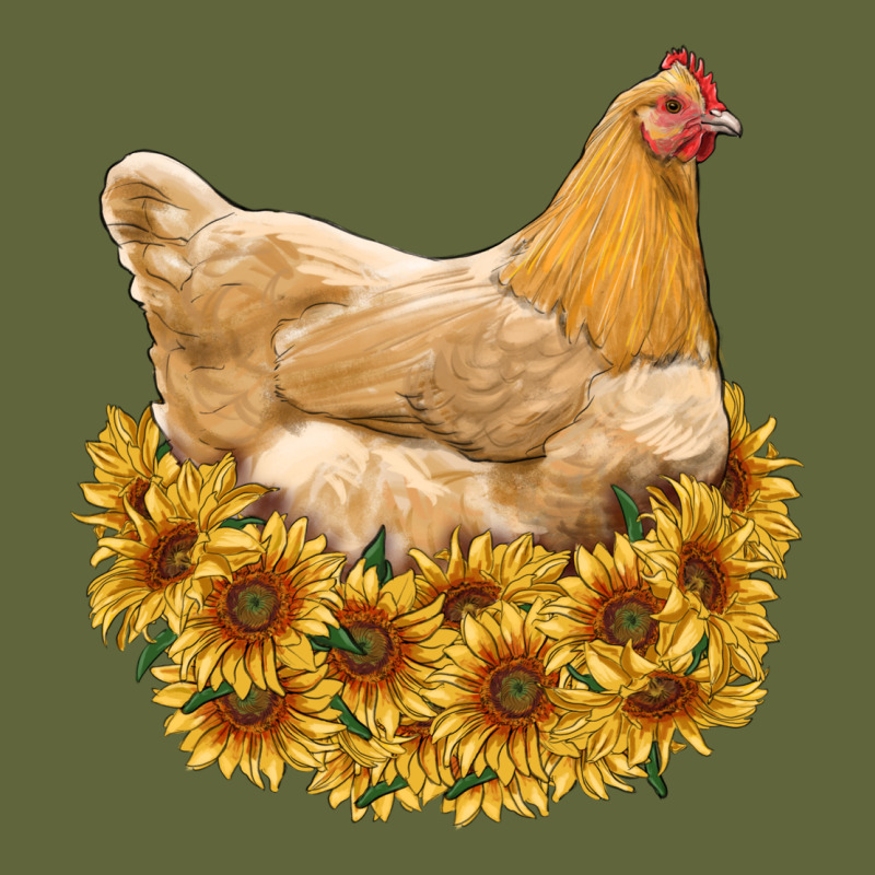 Chicken With Sunflowers Classic Tee by RanaPortraitStore | Teevron