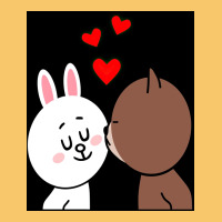 Brown Bear Cony Bunny Rabbit The Kiss Vintage Hoodie | Teevron