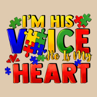 I'm His Voice He Is My Heart Heavyweight Sweatshirt | Teevron