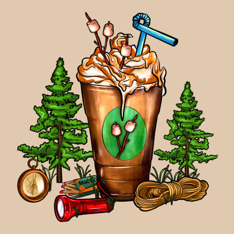 Camping Cold Drink Frappe Heavyweight Sweatshirt by FaDigitalArtStudio | Teevron