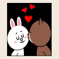 Brown Bear Cony Bunny Rabbit The Kiss Zipper Hoodie | Teevron