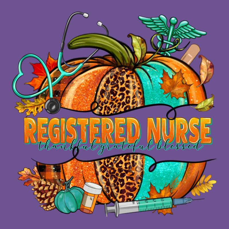 Registered Nurse Pumpkin Vintage Tee by NancyCooperArtShop | Teevron