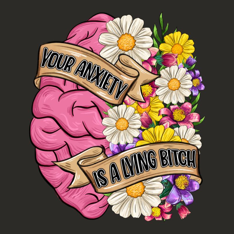 Your Anxiety Is A Lying Bitch Heavy Core Tee by MaliasSmallBusiness | Teevron