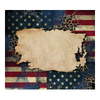 American flag add your text | Teevron