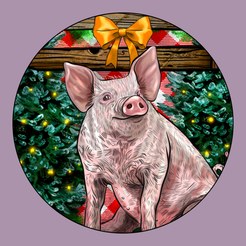 Christmas Pig Heavyweight Hoodie by LillyAllenDesigns | Teevron