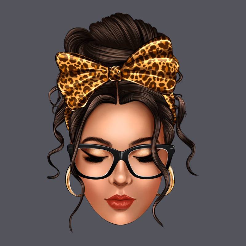 Caucasian Leopard Messy Bun Vintage Hoodie by texasbilliewilder | Teevron