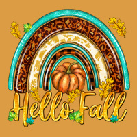 Hello Fall With Rainbow Urban Heavy Tee | Teevron
