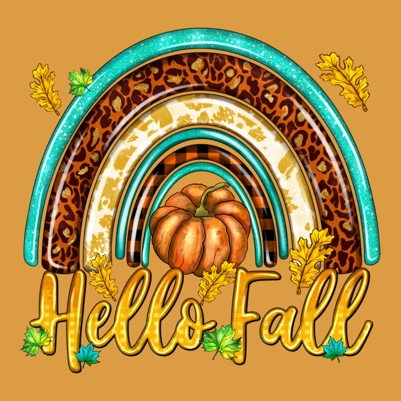 Hello Fall With Rainbow Urban Heavy Tee by texasbilliewilder | Teevron