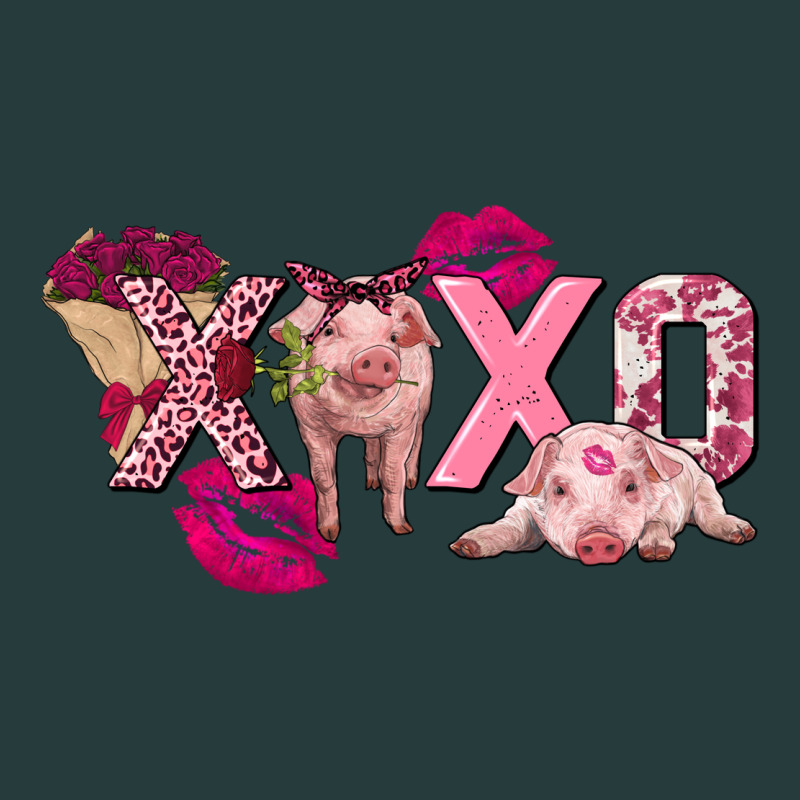 Valentine's Day Pig Xoxo Premium Hoodie by FaDigitalArtStudio | Teevron