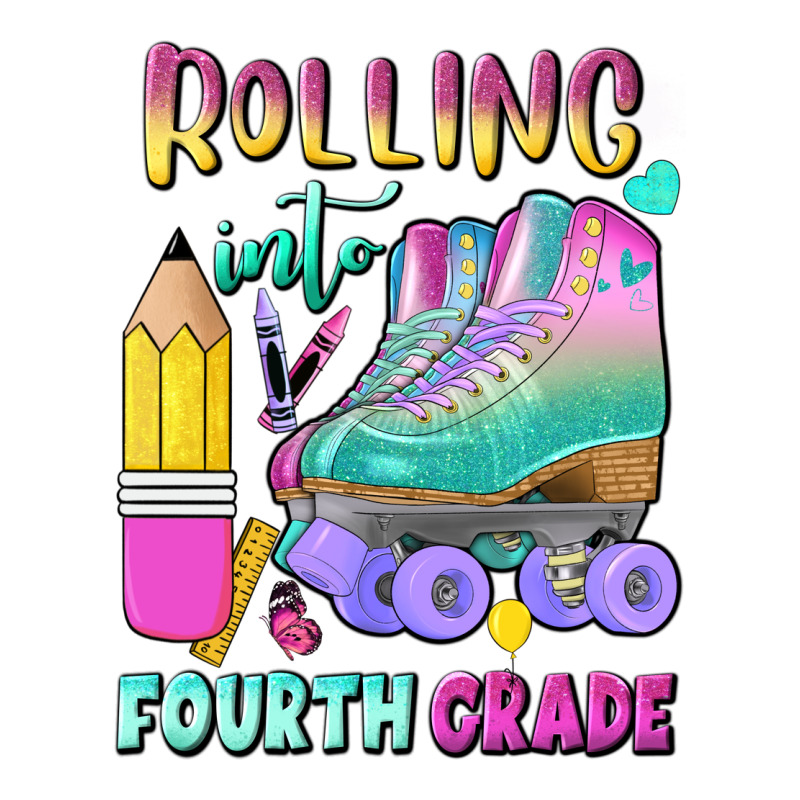 Rolling Into Fourth Grade Premium Tee by BundleAndBundleShop | Teevron