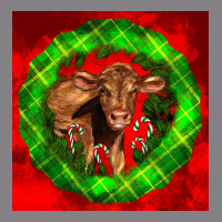 Christmas Red Angus Calf Heavyweight Hoodie | Teevron