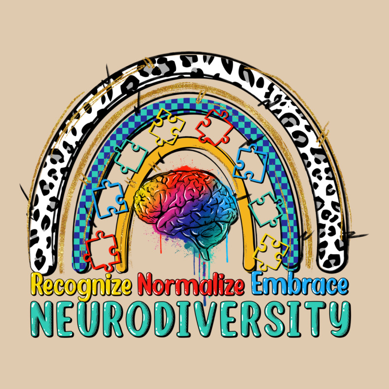 Recognize Normalize Embrace Neurodiversity Autism Heavyweight Sweatshirt by FaDigitalArtStudio | Teevron