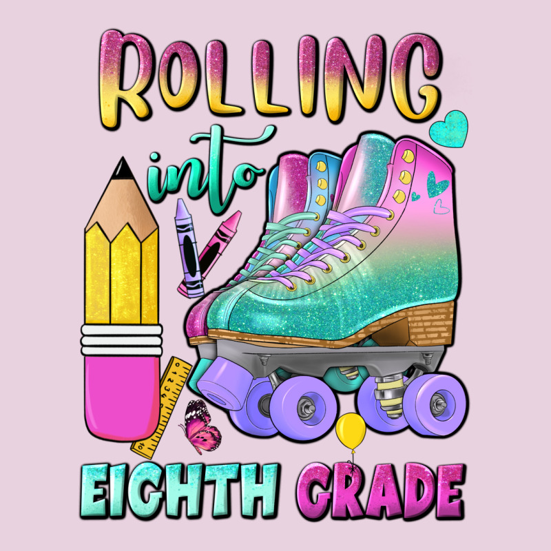Rolling Into Eighth Grade Ladies Tee by BundleAndBundleShop | Teevron