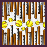 Softball Bat Seamless Pattern Premium Tee | Teevron