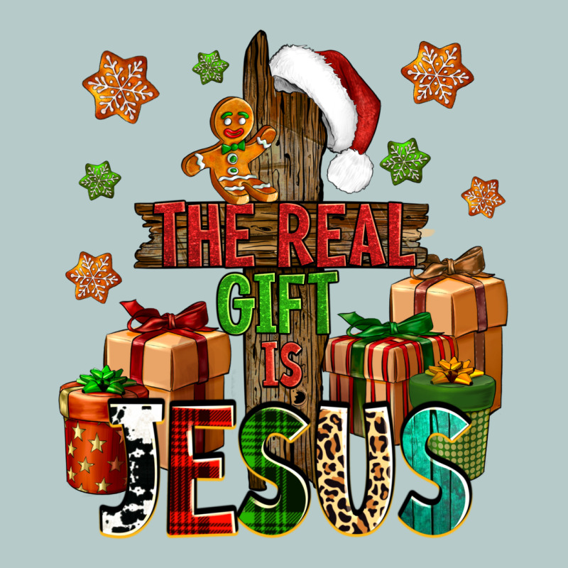 The Real Gift Is Jesus Heavy Core Tee by NancyCooperArtShop | Teevron
