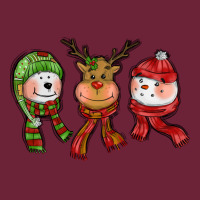 Christmas Reindeer Polar Bear Snowman Long Sleeve Tee | Teevron