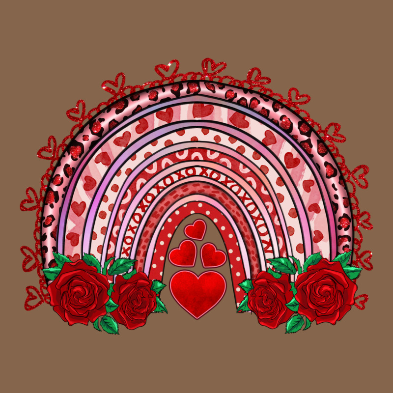 Valentines Day Rainbow With Roses Premium Tee by RanaPortraitStore | Teevron