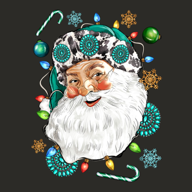 Western Santa Christmas Heavy Core Tee by NancyCooperArtShop | Teevron