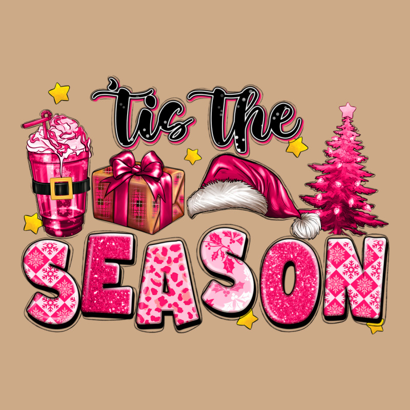 Pink 'tis The Season Christmas Vintage Hoodie by texasbilliewilder | Teevron