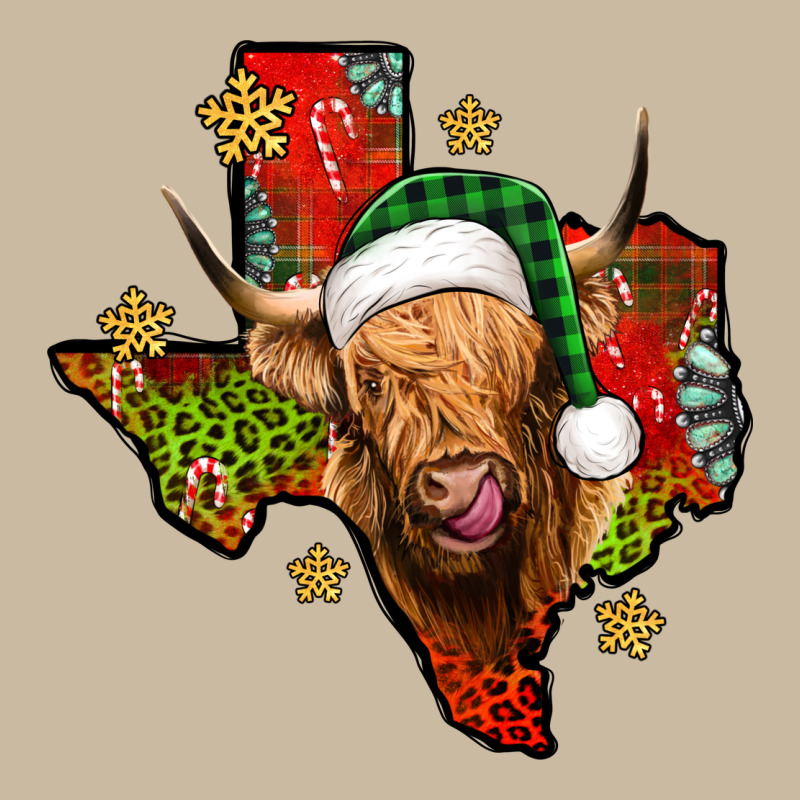 Christmas Texas Highland Cow Long Sleeve Tee by Jasminsmagicworld | Teevron