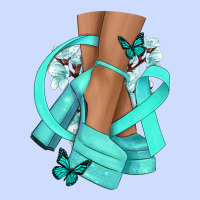 Ovarian Cancer Diva Teal Ribbon Urban Heavy Tee | Teevron
