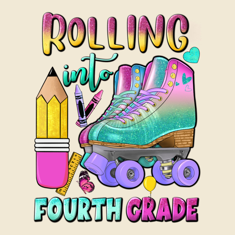 Rolling Into Fourth Grade Ladies Tee by BundleAndBundleShop | Teevron