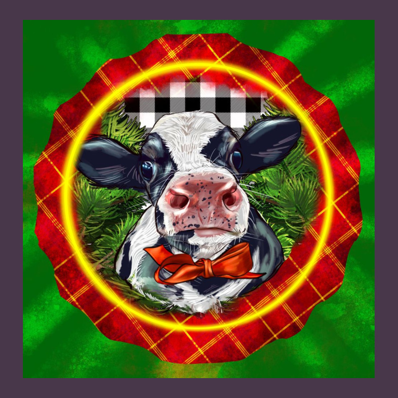 Christmas Baby Holstein Face Heavyweight Hoodie by LillyAllenDesigns | Teevron