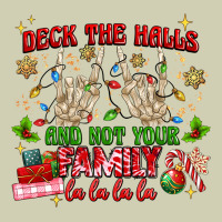 Deck The Halls And Not Your Family Heavy Core Tee | Teevron