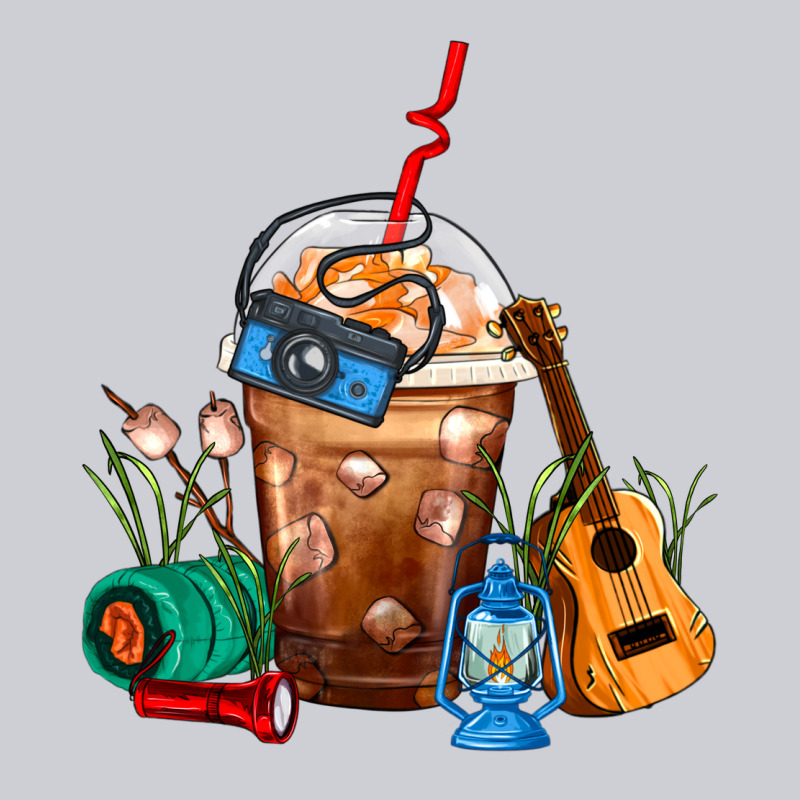 Camping Frappe Coffee Heavyweight Sweatshirt by FaDigitalArtStudio | Teevron