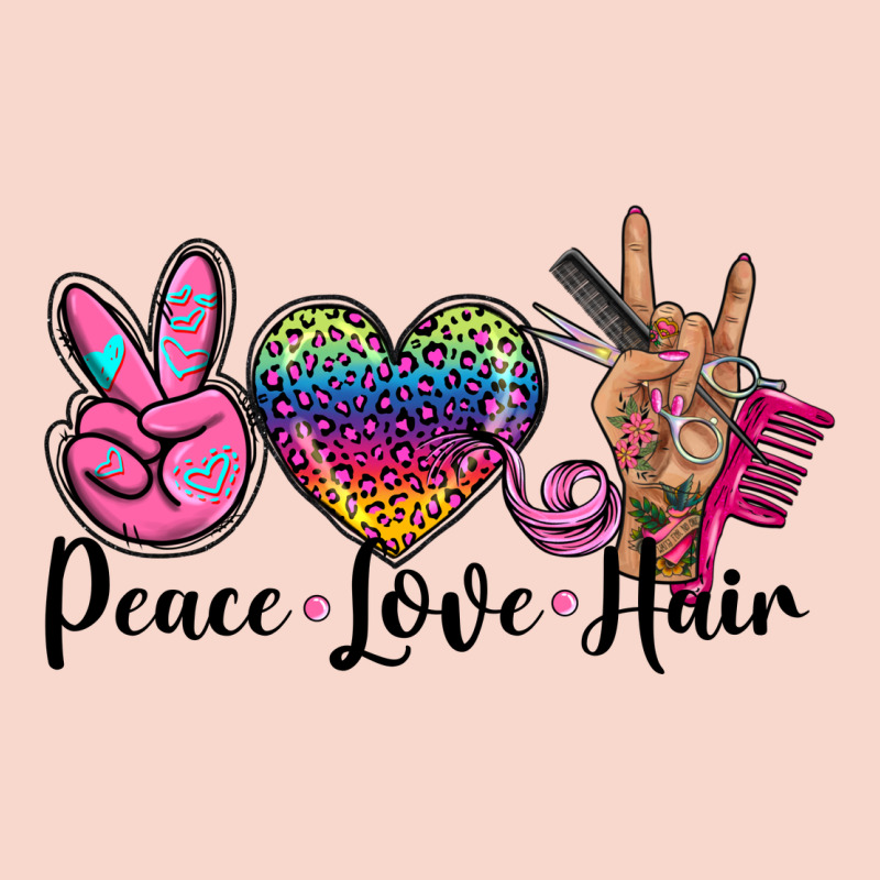 Peace Love Hair Urban Hoodie by BarkalooDesign | Teevron