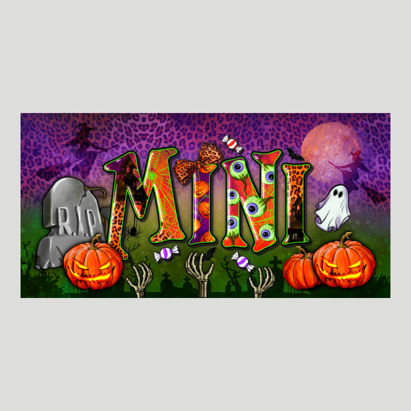 Halloween Mini License Plate Zipper Hoodie by BundleAndBundleShop | Teevron