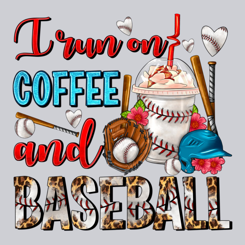 I Run On Coffee And Baseball Frappe Heavyweight Sweatshirt by FaDigitalArtStudio | Teevron