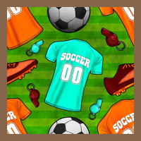 Soccer Ball Uniform And Shoes Seamless Pattern Premium Tee | Teevron