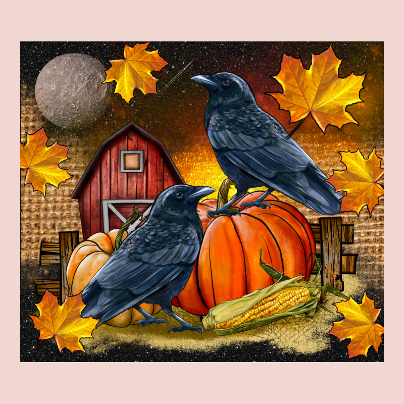 Fall Crow Premium Sweatshirt by LillyAllenDesigns | Teevron